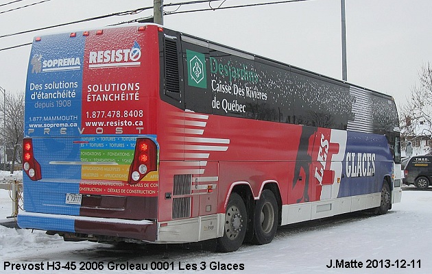 BUS/AUTOBUS: Prevost H3-45 2006 Groleau