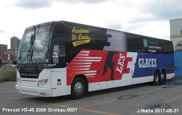 BUS/AUTOBUS: Prevost H3-45 2006 Groleau