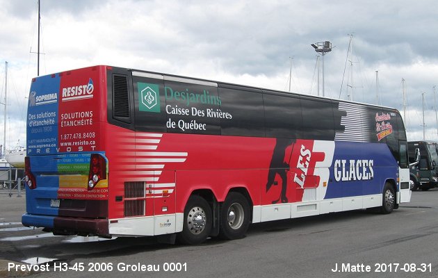 BUS/AUTOBUS: Prevost H3-45 2006 Groleau
