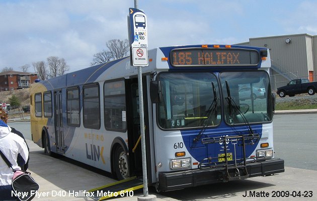 BUS/AUTOBUS: New Flyer D40 2006 Halifax Metro