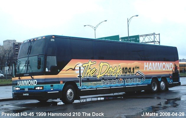 BUS/AUTOBUS: Prevost H3-45 1999 Hammond