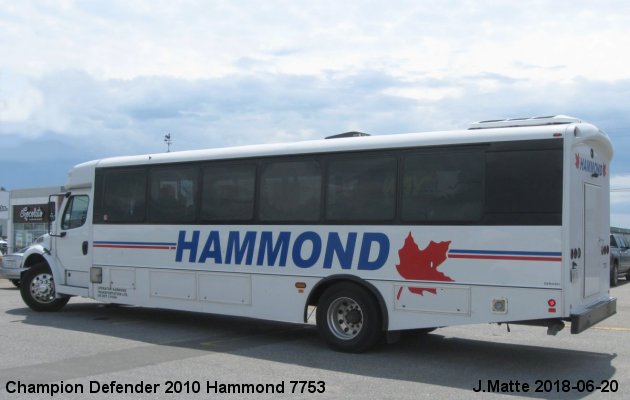 BUS/AUTOBUS: Champion Defender 2010 Hammond