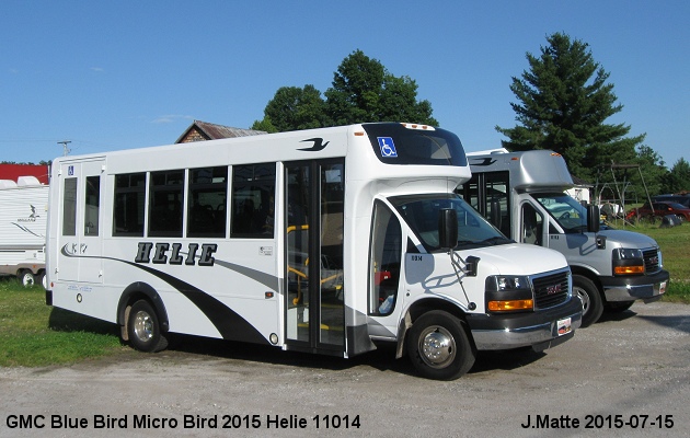 BUS/AUTOBUS: Blue Bird Microbird 2015 Helie