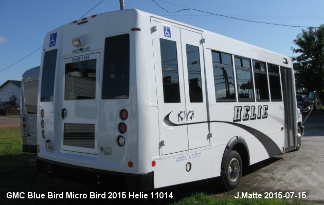 BUS/AUTOBUS: Blue Bird Microbird 2015 Helie