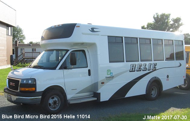 BUS/AUTOBUS: Blue Bird Micro Bird 2016 Helie