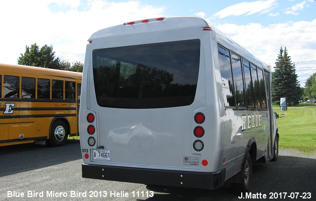 BUS/AUTOBUS: Blue Bird Micro Bird 2014 Helie