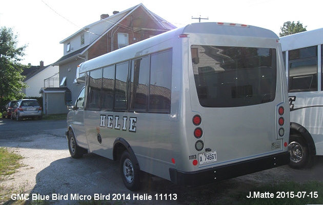 BUS/AUTOBUS: Blue Bird Microbird 2014 Helie