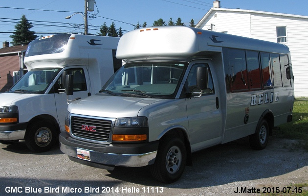 BUS/AUTOBUS: Blue Bird Micro Bird 2014 Helie