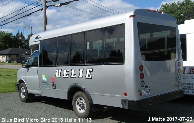 BUS/AUTOBUS: Blue Bird Micro Bird 2014 Helie