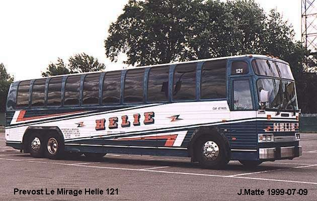 BUS/AUTOBUS: Prevost Le Mirage 1990 Helie