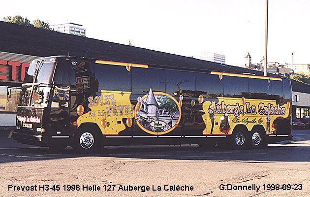 BUS/AUTOBUS: Prevost H3-45 1998 Helie