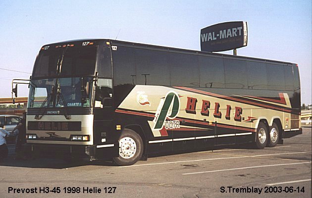 BUS/AUTOBUS: Prevost H3-45 1998 Helie