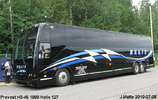 BUS/AUTOBUS: Prevost H3-45 1998 Helie