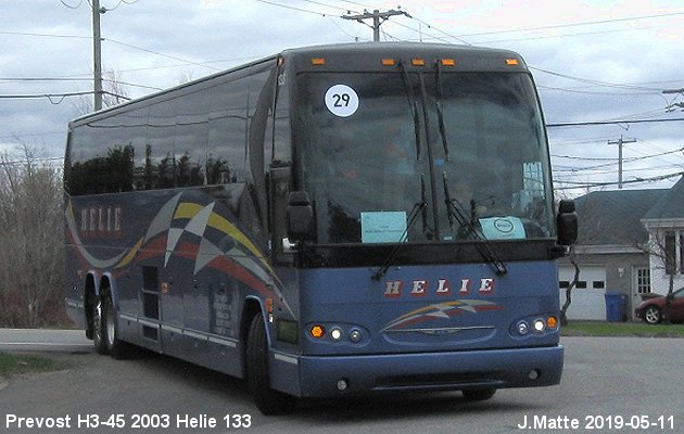 BUS/AUTOBUS: Prevost H3-45 2003 Helie