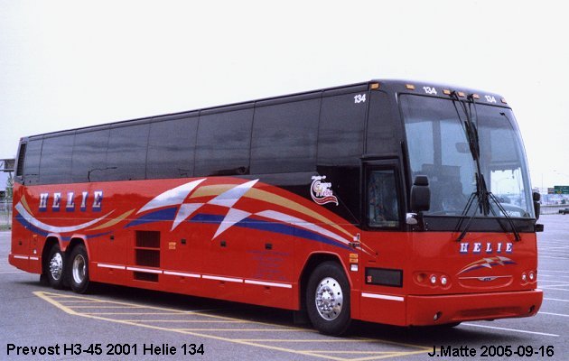 BUS/AUTOBUS: Prevost H3-45 2001 Helie