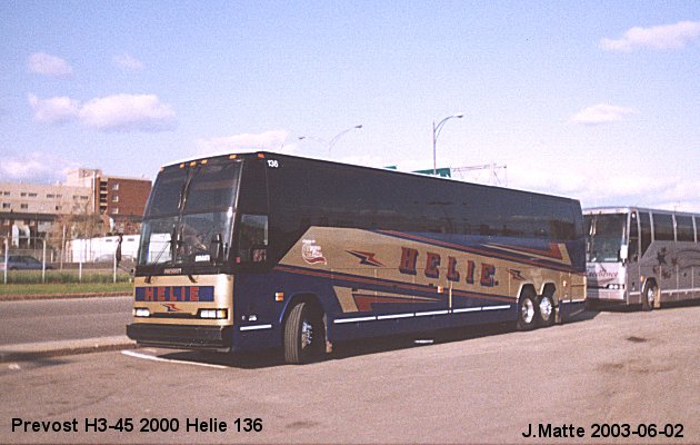 BUS/AUTOBUS: Prevost H3-45 2000 Helie