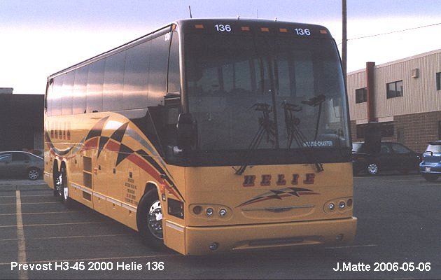 BUS/AUTOBUS: Prevost H3-45 2000 Helie