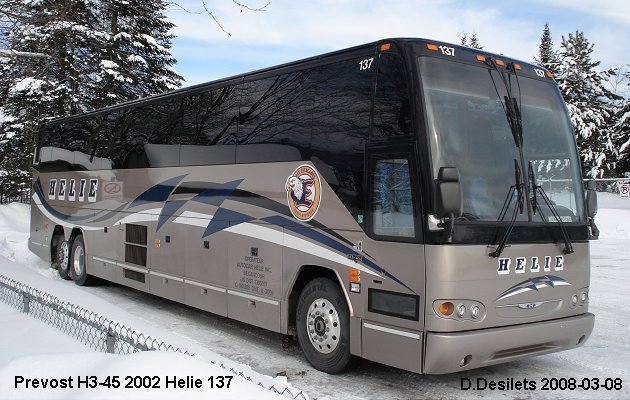 BUS/AUTOBUS: Prevost H3-45 2002 Helie