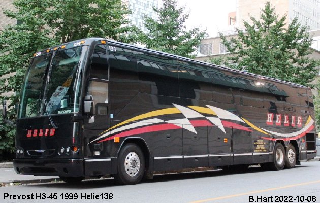 BUS/AUTOBUS: Prevost H3-45 1999 Helie