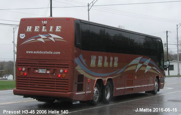 BUS/AUTOBUS: Prevost H3-45 2006 Helie