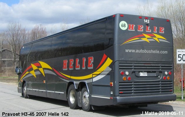 BUS/AUTOBUS: Prevost H3-45 2007 Helie