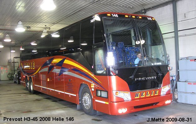 BUS/AUTOBUS: Prevost H3-45 2008 Helie