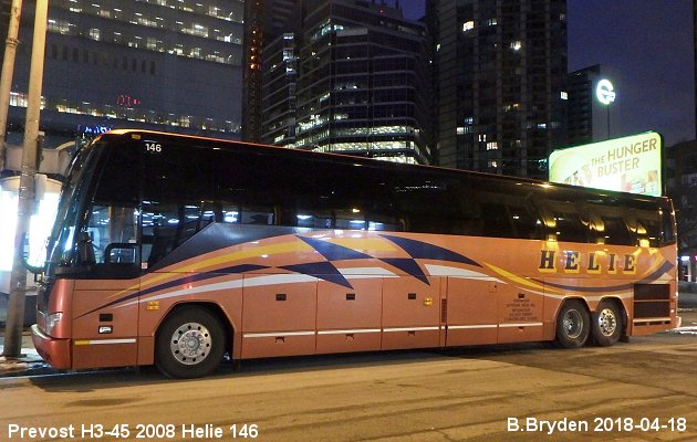 BUS/AUTOBUS: Prevost H3-45 2008 Helie