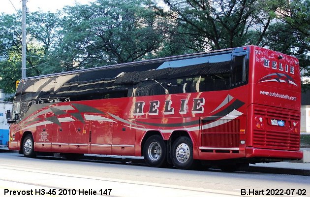 BUS/AUTOBUS: Prevost H3-45 2010 Helie