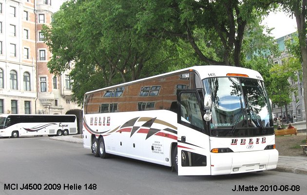 BUS/AUTOBUS: MCI J4500 2009 Helie