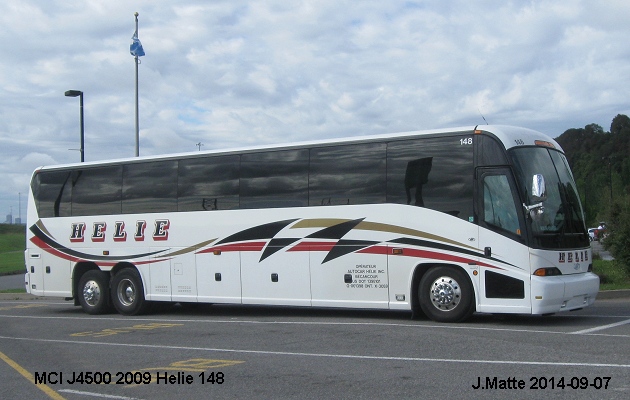 BUS/AUTOBUS: MCI J4500 2009 Helie