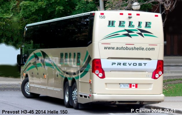 BUS/AUTOBUS: Prevost H3-45 2014 Helie