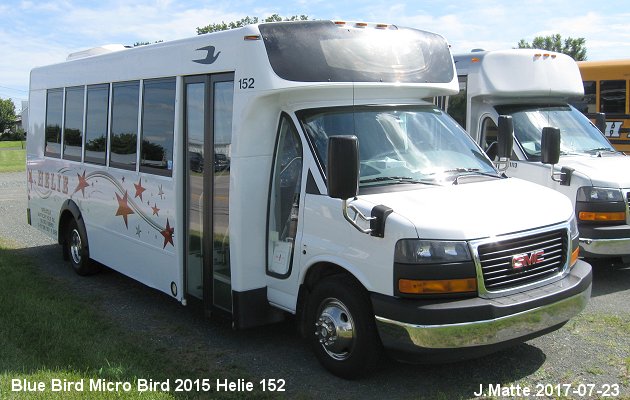 BUS/AUTOBUS: Blue Bird Micro Bird 2015 Helie