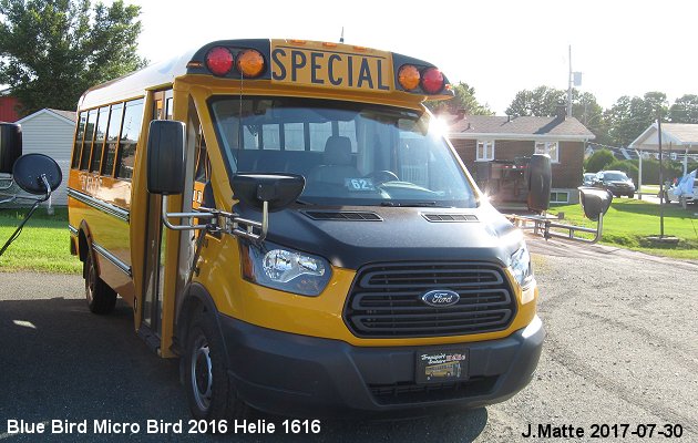 BUS/AUTOBUS: Blue Bird Micro Bird 2016 Helie