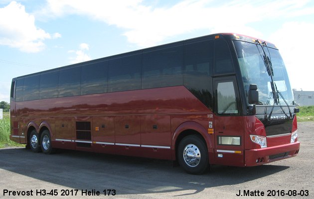 BUS/AUTOBUS: Prevost H3-45 2017 Helie