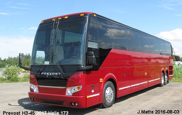 BUS/AUTOBUS: Prevost H3-45 2017 Helie