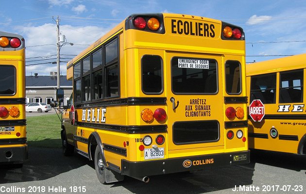 BUS/AUTOBUS: Collins Mid-size 2018 Helie