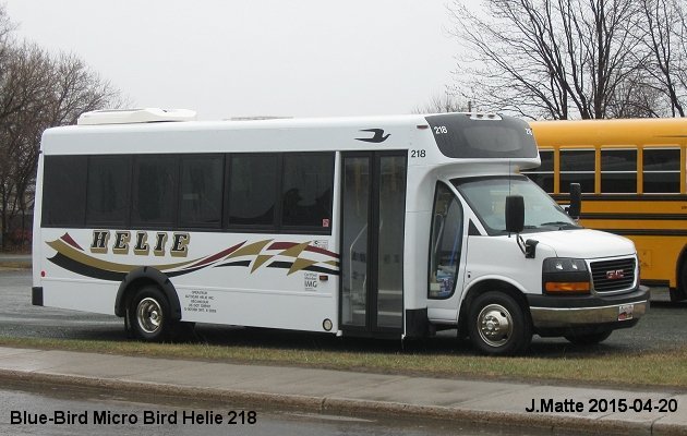 BUS/AUTOBUS: Blue Bird Micro Bird 2014 Helie