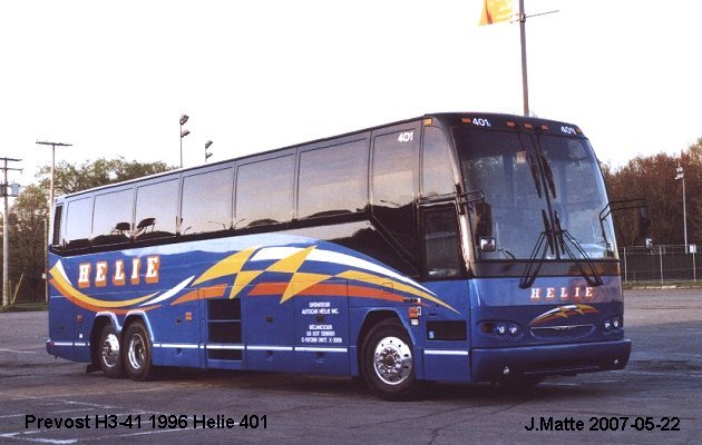 BUS/AUTOBUS: Prevost H3-41 1996 Helie