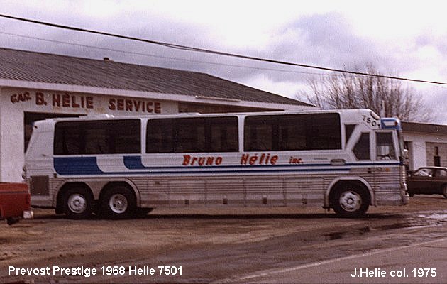 BUS/AUTOBUS: Prevost Prestige 1968 Helie