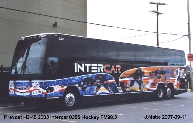 BUS/AUTOBUS: Prevost H3-45 2003 Intercar