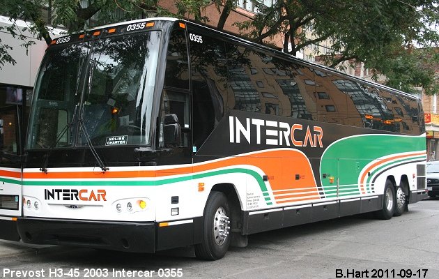 BUS/AUTOBUS: Prevost H3-45 2003 Intercar