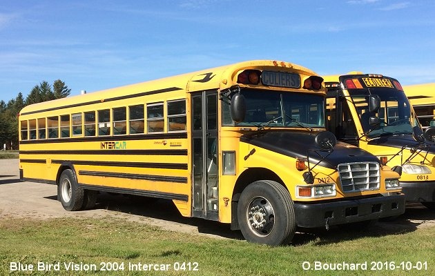 BUS/AUTOBUS: Blue Bird Vision 2004 Intercar