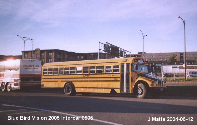 BUS/AUTOBUS: Blue Bird Vision 2005 Intercar