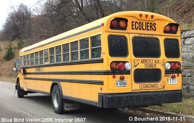 BUS/AUTOBUS: Blue Bird Vision 2005 Intercar