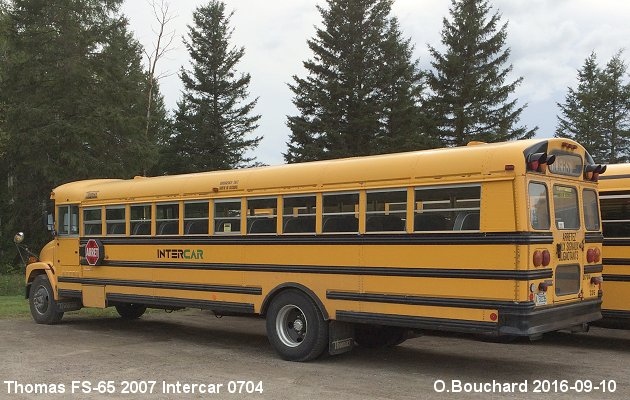 BUS/AUTOBUS: Thomas FS-65 2007 Intercar