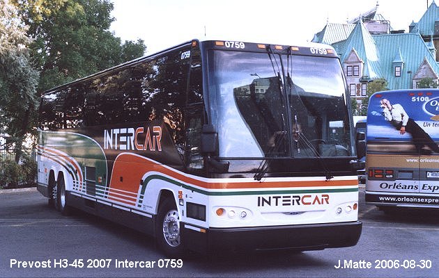 BUS/AUTOBUS: Prevost H3-45 2007 Intercar