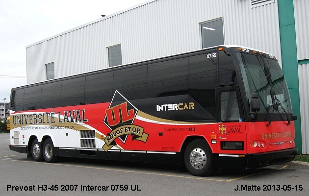BUS/AUTOBUS: Prevost H3-45 2007 Intercar