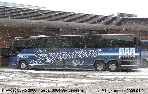 BUS/AUTOBUS: Prevost H3-45 2008 Intercar