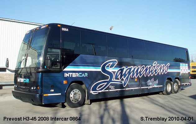 BUS/AUTOBUS: Prevost H3-45 2008 Intercar