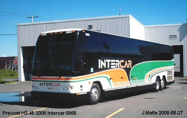 BUS/AUTOBUS: Prevost H3-45 2008 Intercar